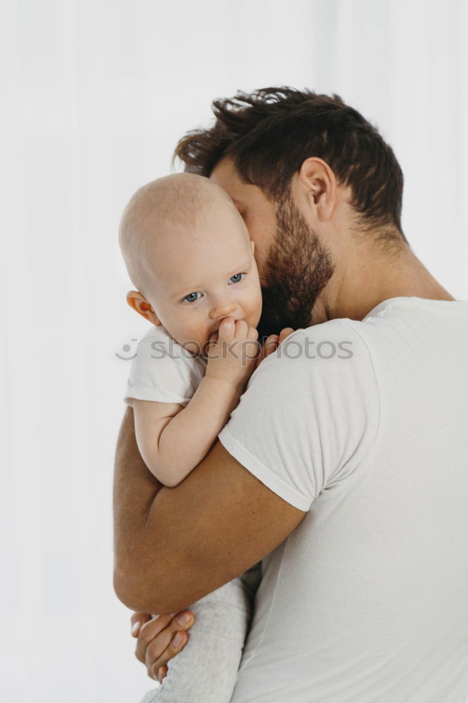 Similar – Happy Father and baby Have Fun.