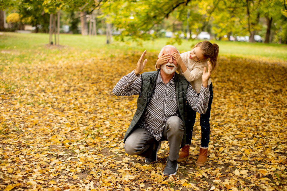 Similar – Father & Son Green Grass