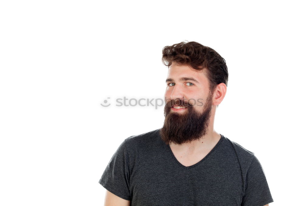 Similar – Image, Stock Photo Portrait of a man with mustache looking at camera.