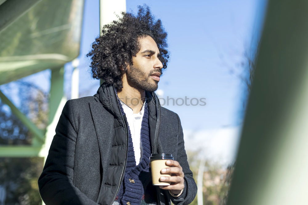 Similar – mulatto man in urban environment