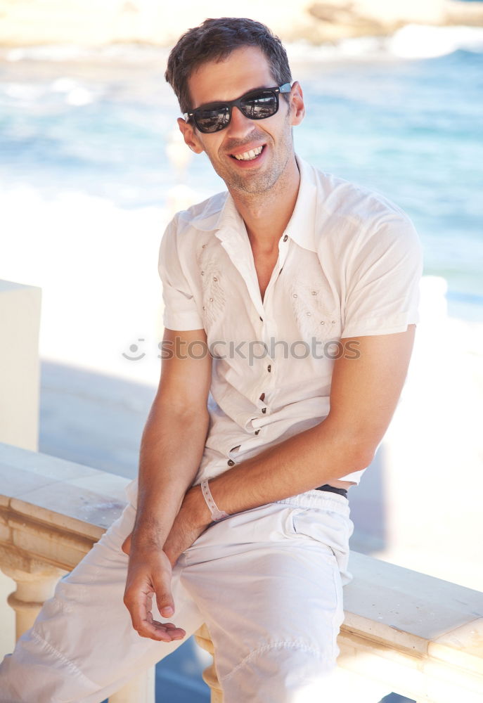 Similar – Image, Stock Photo Man with sunglasses