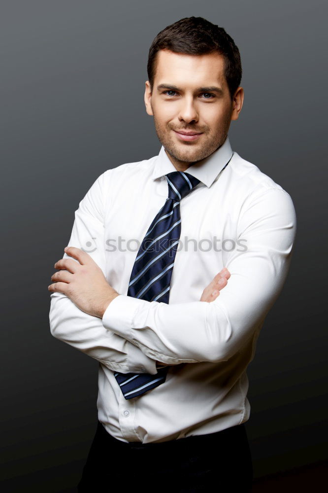 Similar – studio shot of businessman