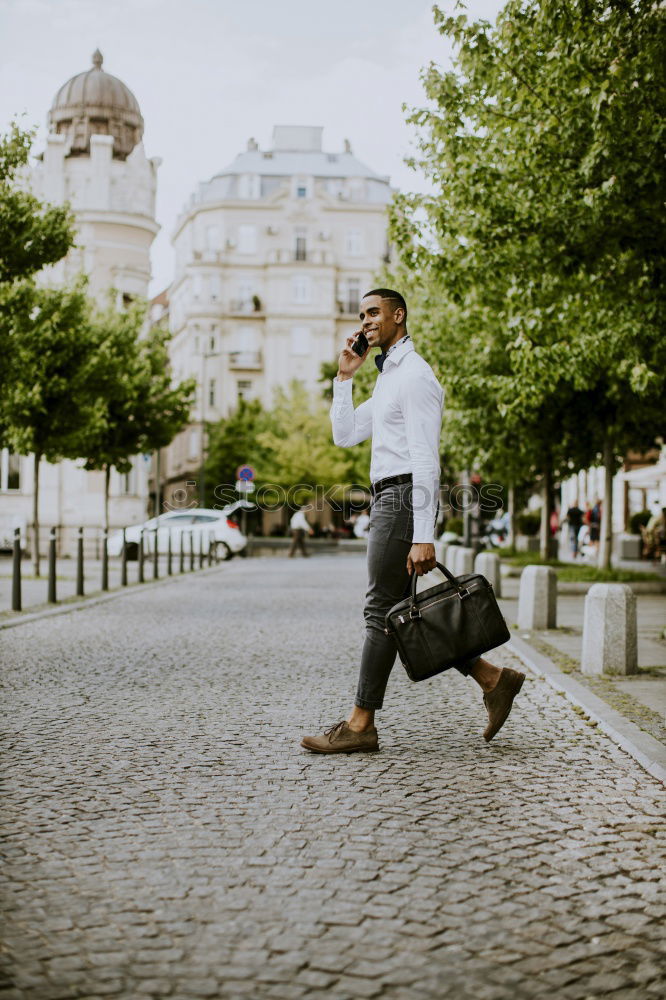 Similar – Image, Stock Photo Urban young man (109)