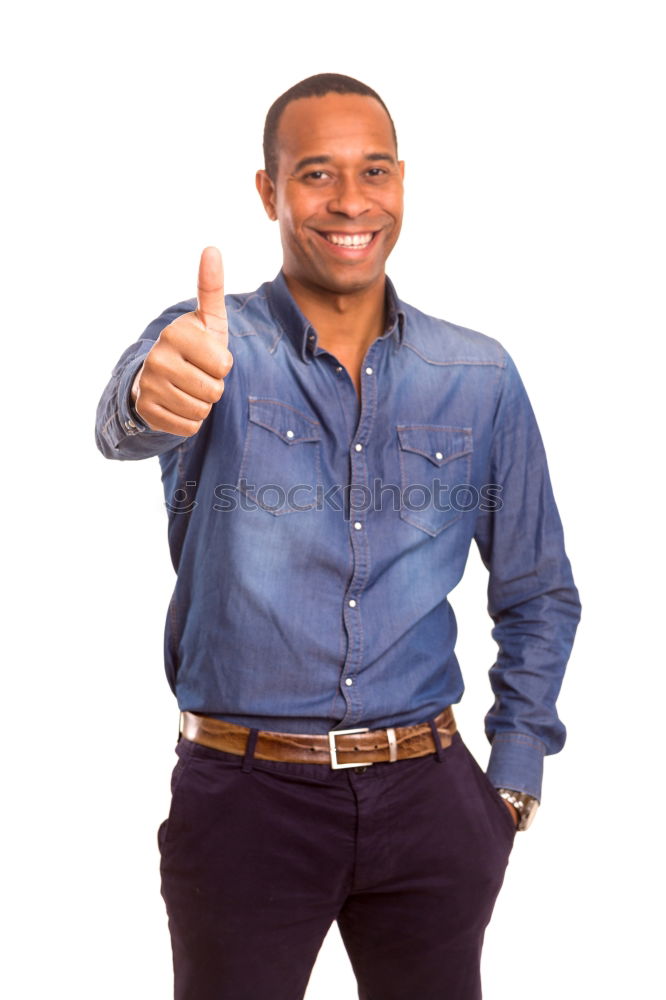 Similar – Image, Stock Photo Young black man eating an apple walking down the street.