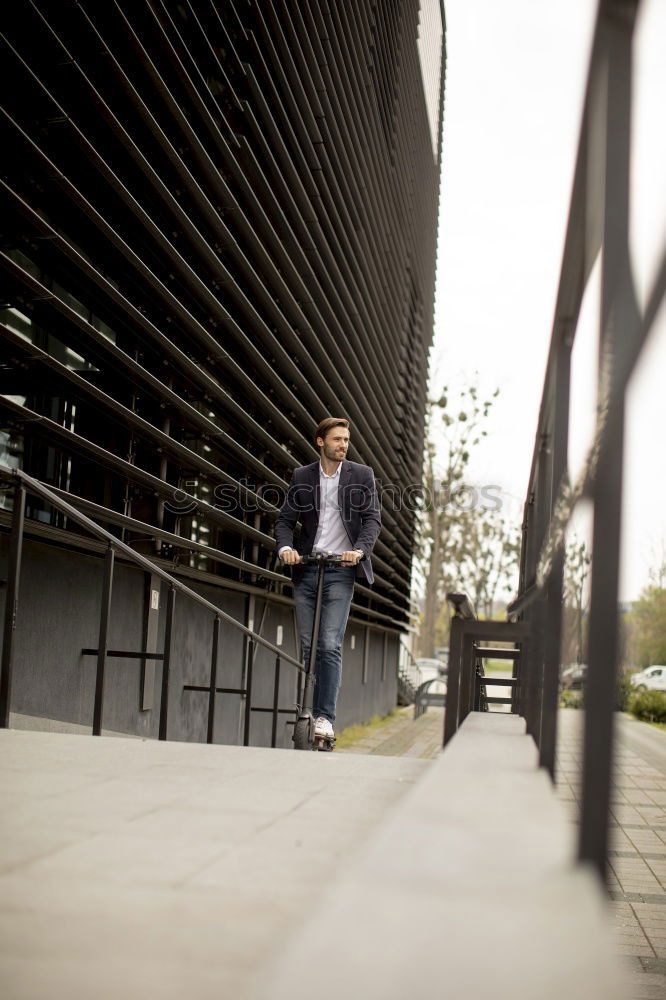 Similar – Image, Stock Photo man front walking at the airport using mobile phone