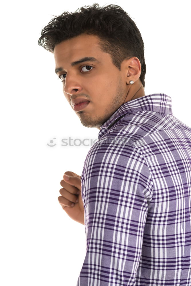 Similar – mulatto man in casual clothes in urban environment