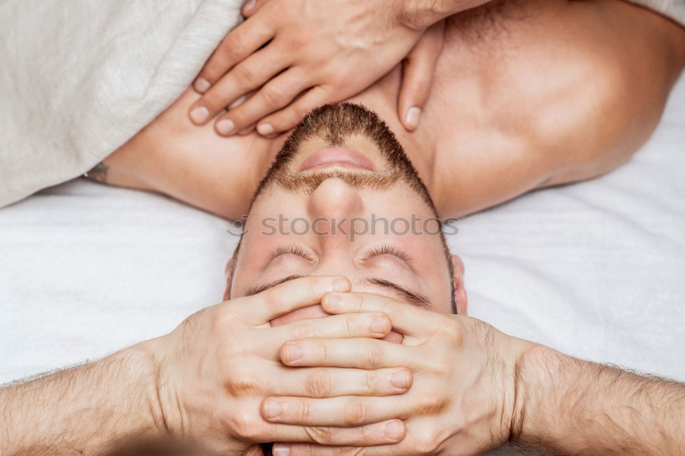 Similar – Image, Stock Photo Woman enjoying massage in Spa