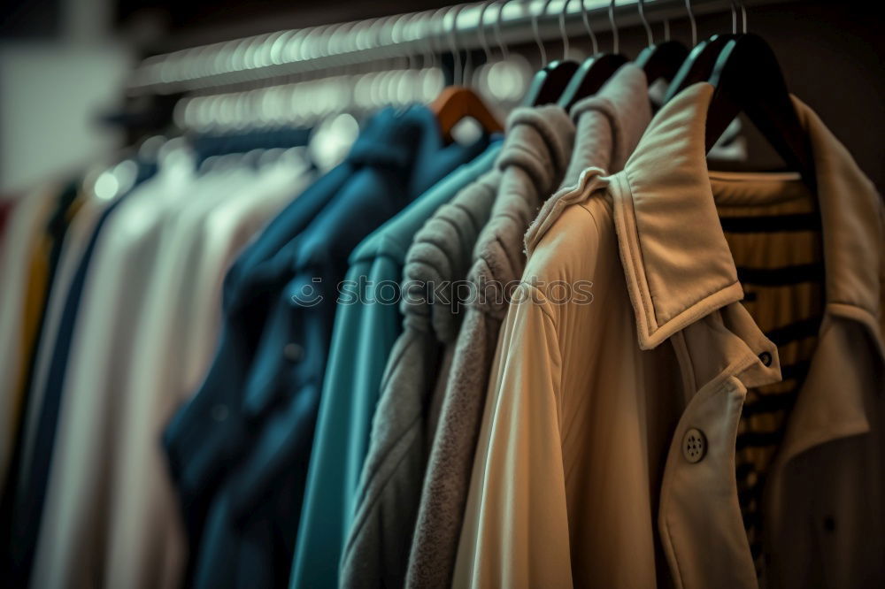 Similar – Image, Stock Photo Old work clothes in a locker made of wood