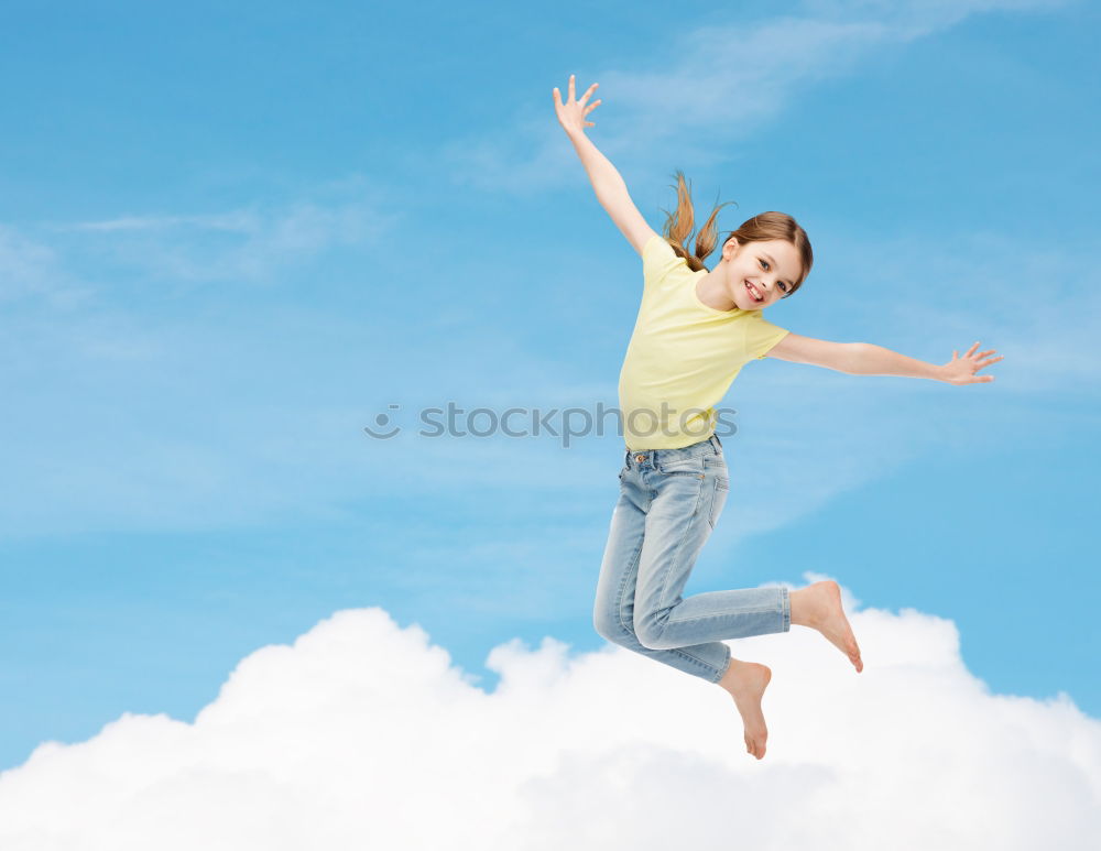 Similar – Image, Stock Photo Two little kids playing with cardboard toy airplane in the park at the day time. Concept of happy game. Child having fun outdoors. Picture made on the background of blue sky.