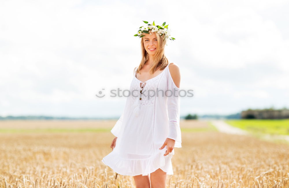 Similar – Image, Stock Photo 1100 | flower girl