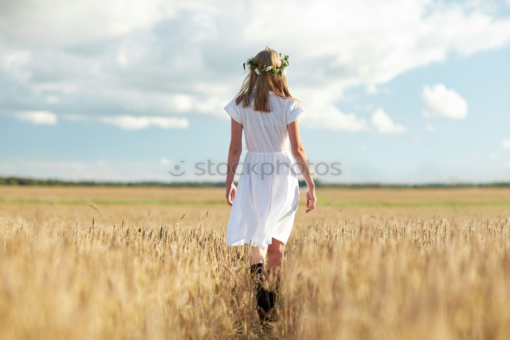 Similar – Image, Stock Photo Woman with backpack walking on the road