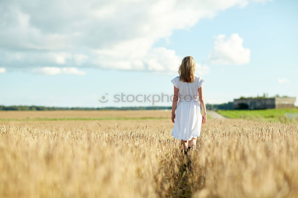 Similar – Foto Bild im Korn Mensch feminin