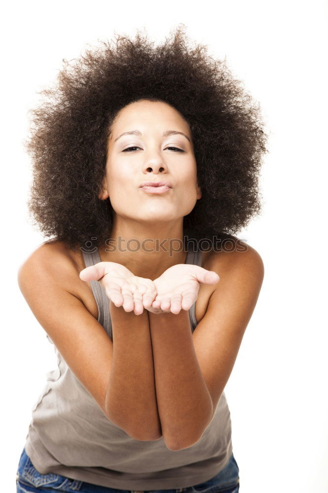 Similar – Image, Stock Photo Beautiful young black woman lying down in a  wooden foot bridge at the beach