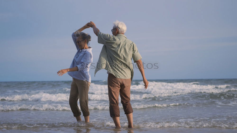 Similar – Image, Stock Photo BUT WHERE?!!? | pensioner sea holiday longing homesickness tourism