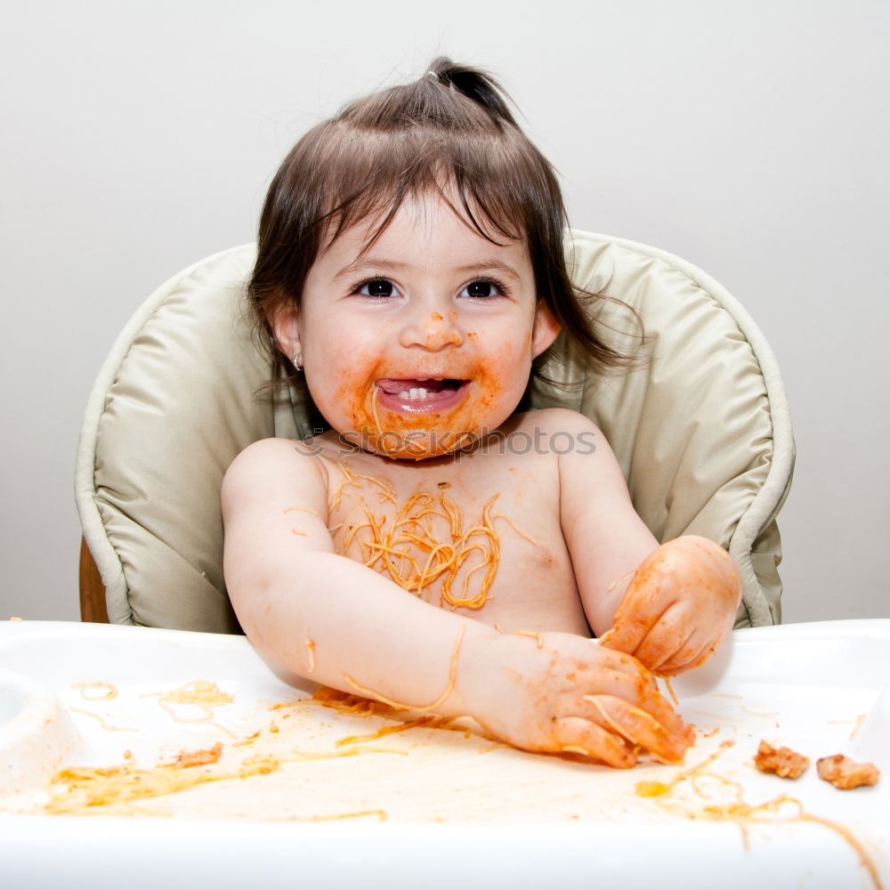 Similar – All children love spaghetti