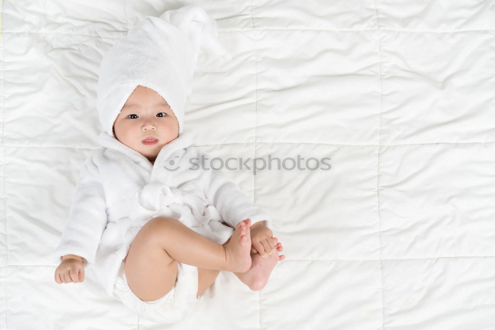 Similar – beautiful kid girl jumping on bed