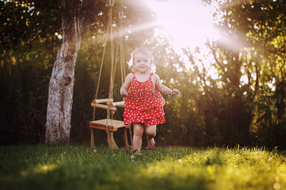 Similar – child girl walking in summer