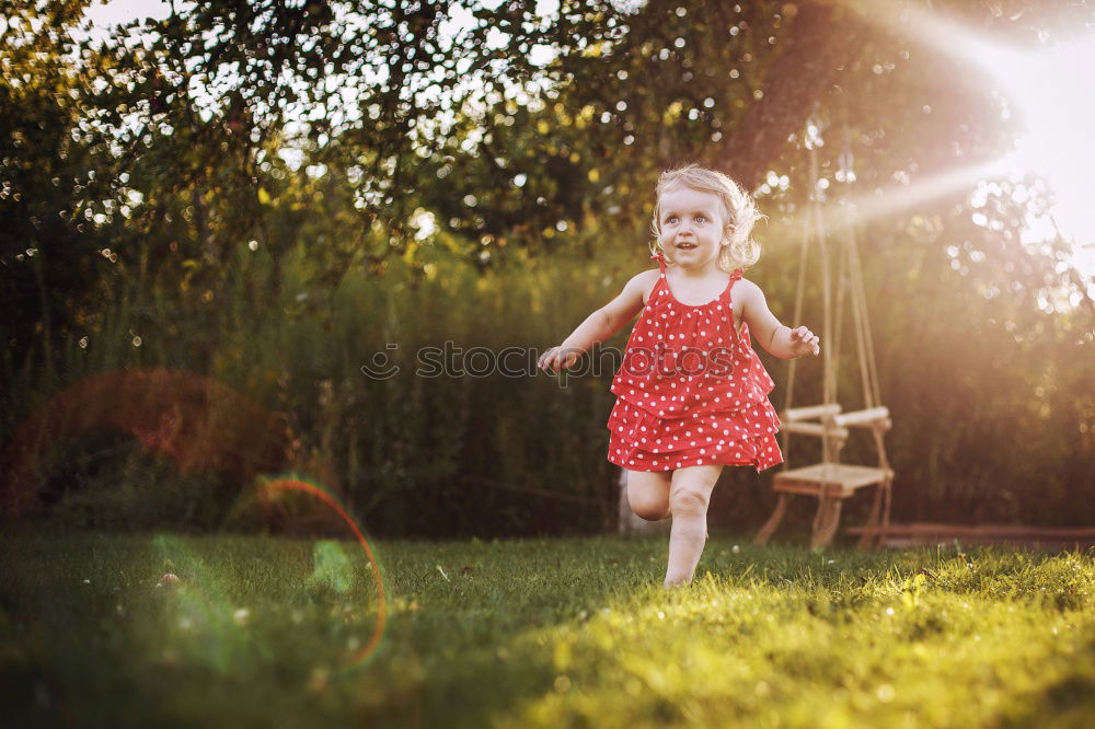 Similar – child girl walking in summer