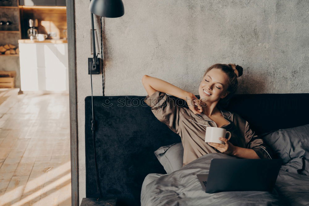 Similar – Image, Stock Photo Woman sleeping with book