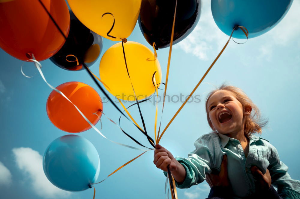Similar – Image, Stock Photo Happy little boy playing on road