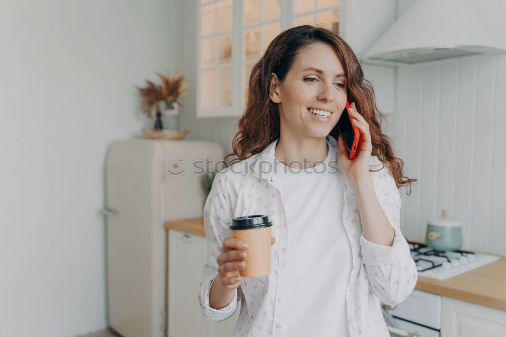 Similar – Image, Stock Photo woman close up eating oat and fruits bowl for breakfast