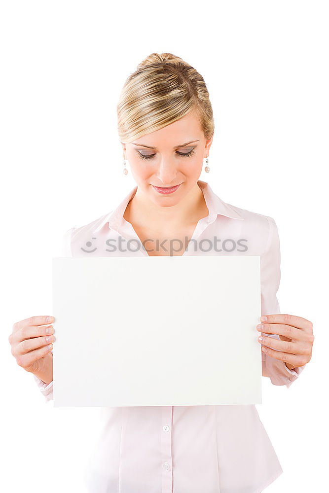 Similar – Image, Stock Photo Side view on woman working on tablet near window in sunlight