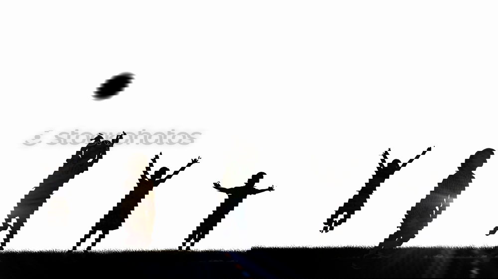Similar – Foto Bild playing sunset couple friends