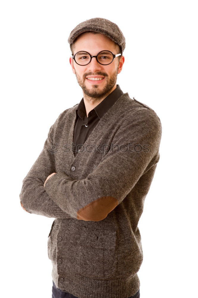 Similar – Portrait of a young man with glasses