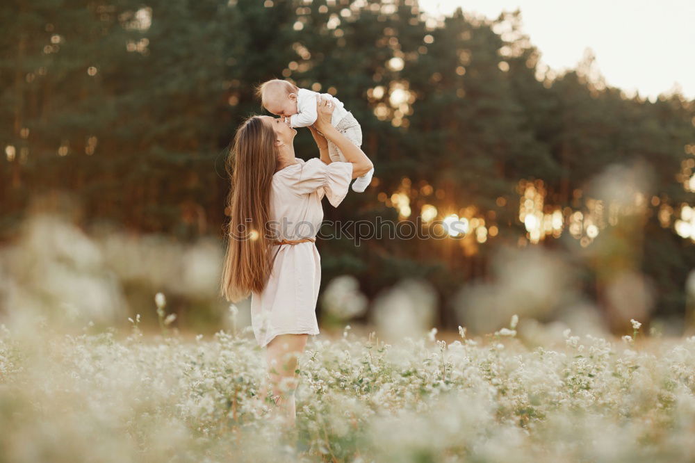 Similar – A couple of happy young people hug each other