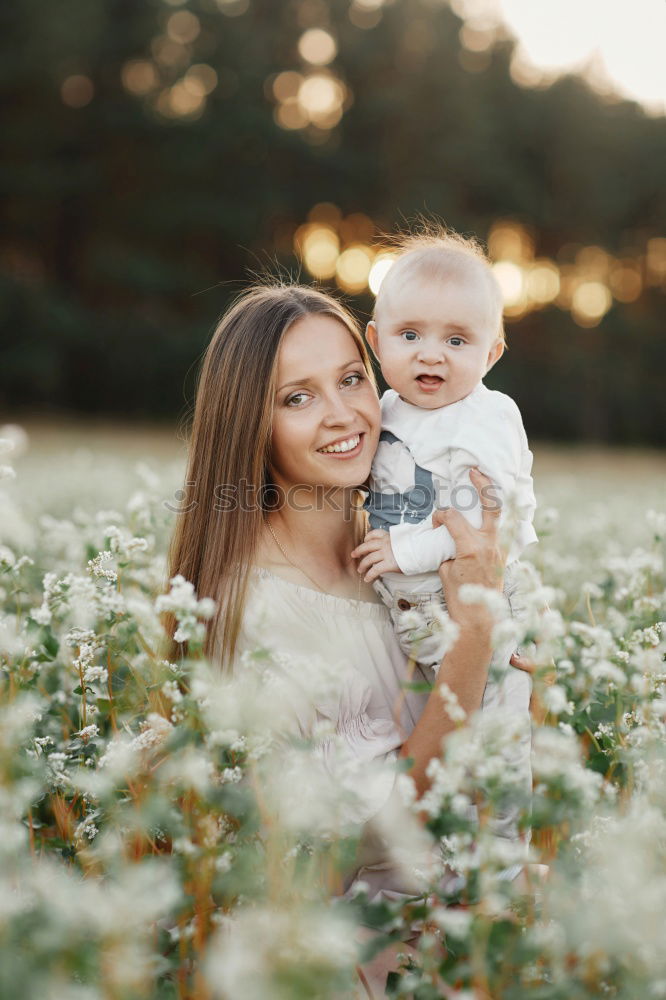 Similar – Image, Stock Photo Happy lesbian family with child