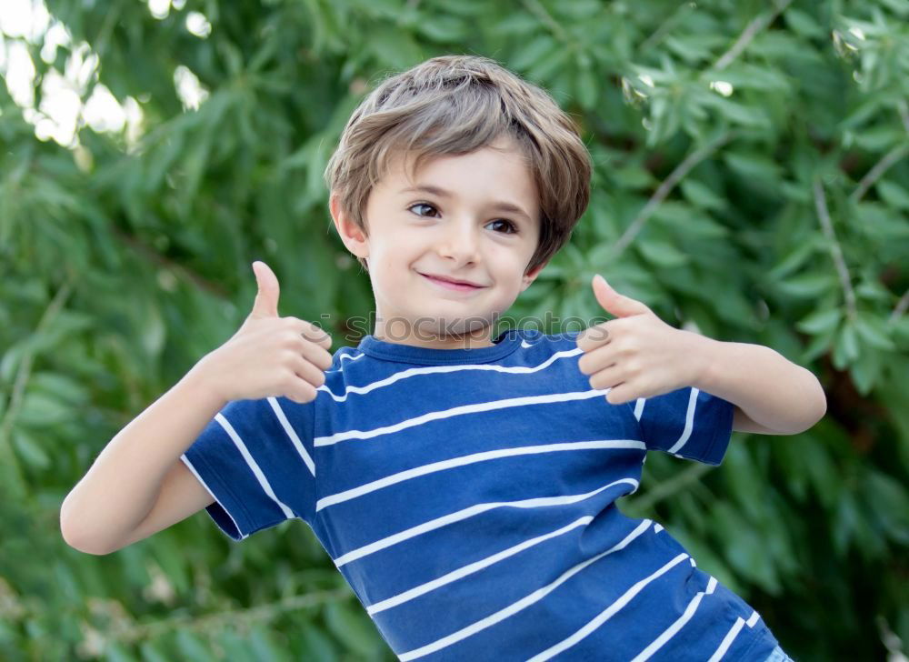 Similar – Image, Stock Photo Portrait of a small child in the field