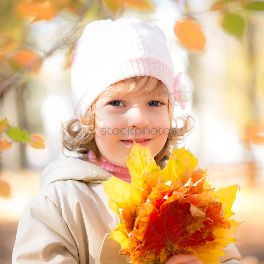 Similar – Image, Stock Photo Photo of girl with bouquet from sheets