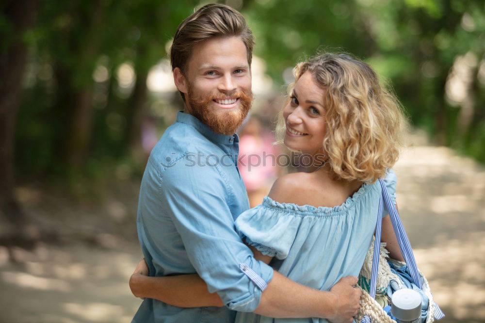 Similar – Couple in fir branches