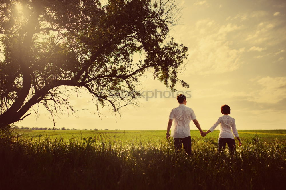 Similar – Image, Stock Photo Father and son playing with balloons in the park