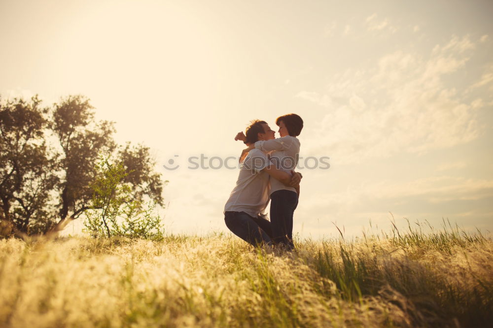 Similar – Image, Stock Photo kiss Love Kissing