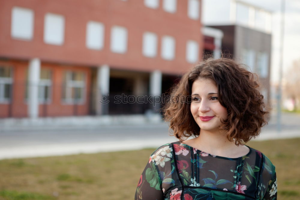 Similar – A young woman listening music on digital tablet