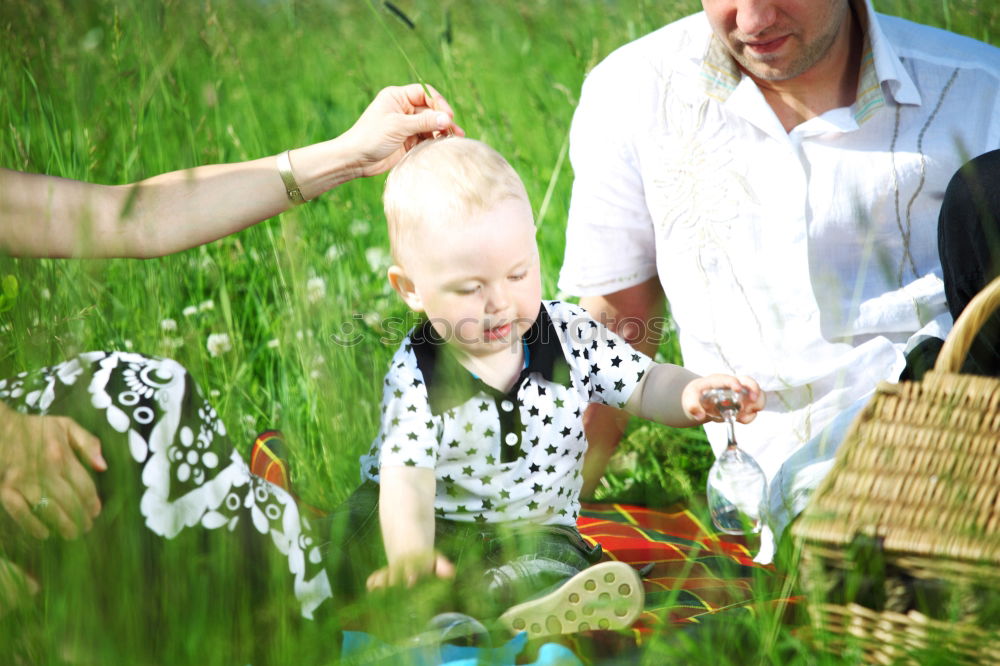 Similar – Image, Stock Photo Happy lesbian couple with child