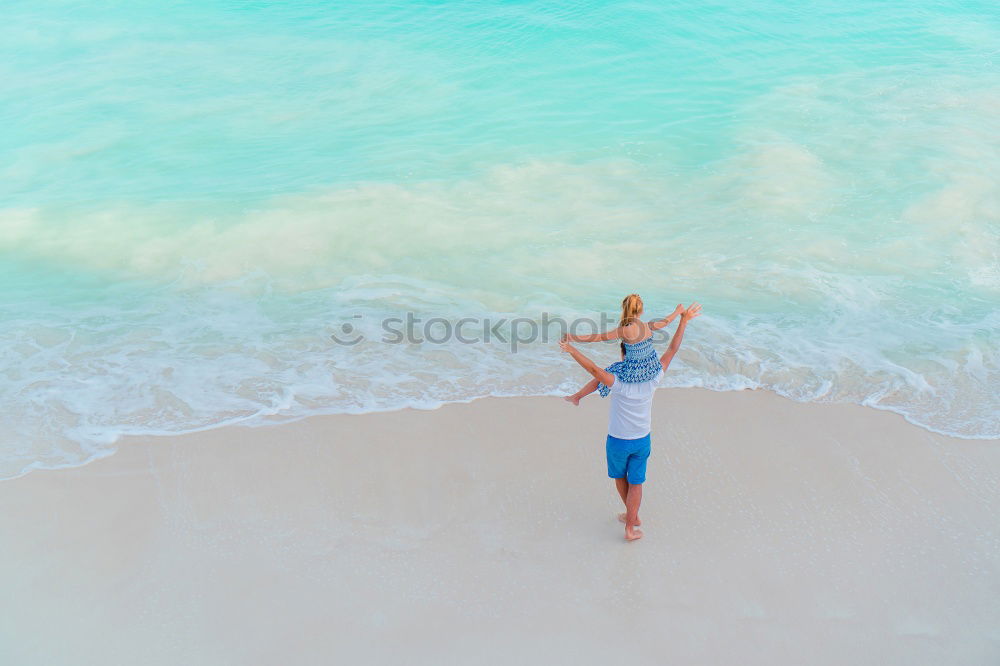 Similar – Image, Stock Photo Sitting boy at the Côte d’Azur