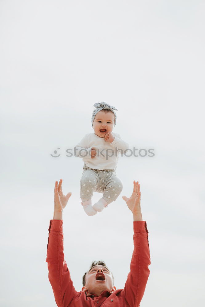 Similar – Image, Stock Photo Kid playing with skateboard