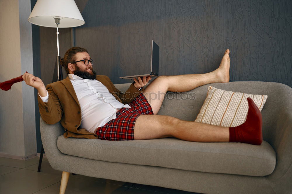 Similar – Image, Stock Photo Blonde woman in armchair