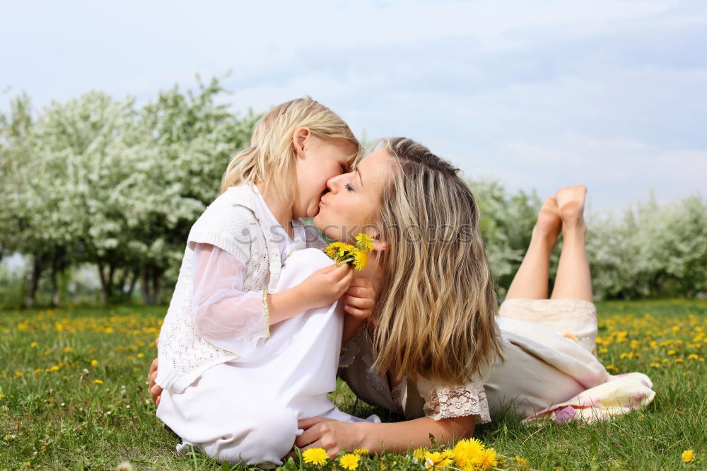 Similar – happy mother and daughter having fun