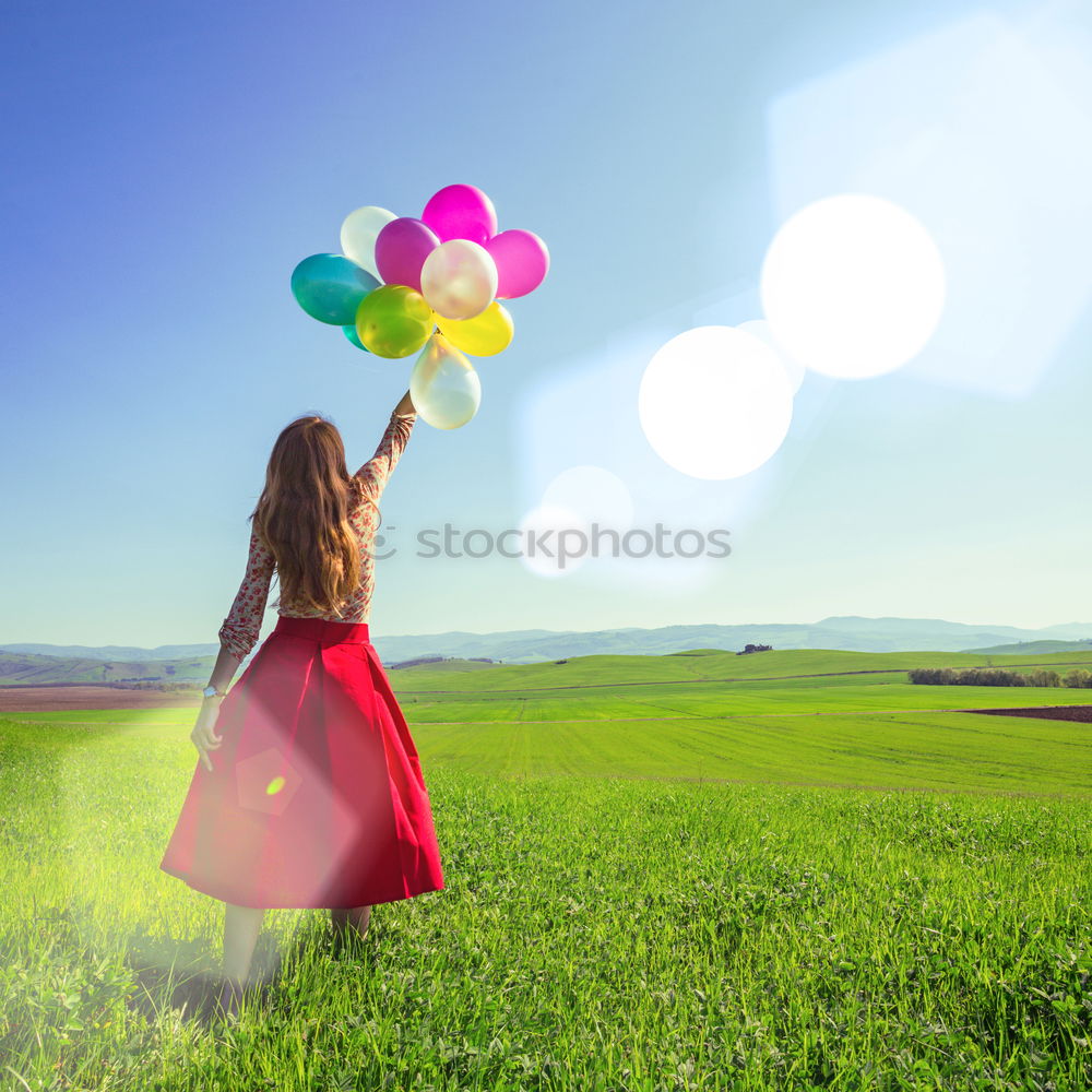 Similar – Image, Stock Photo country air Lifestyle Joy