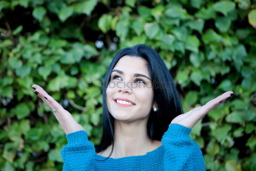 Similar – Image, Stock Photo Beautiful brunette girl