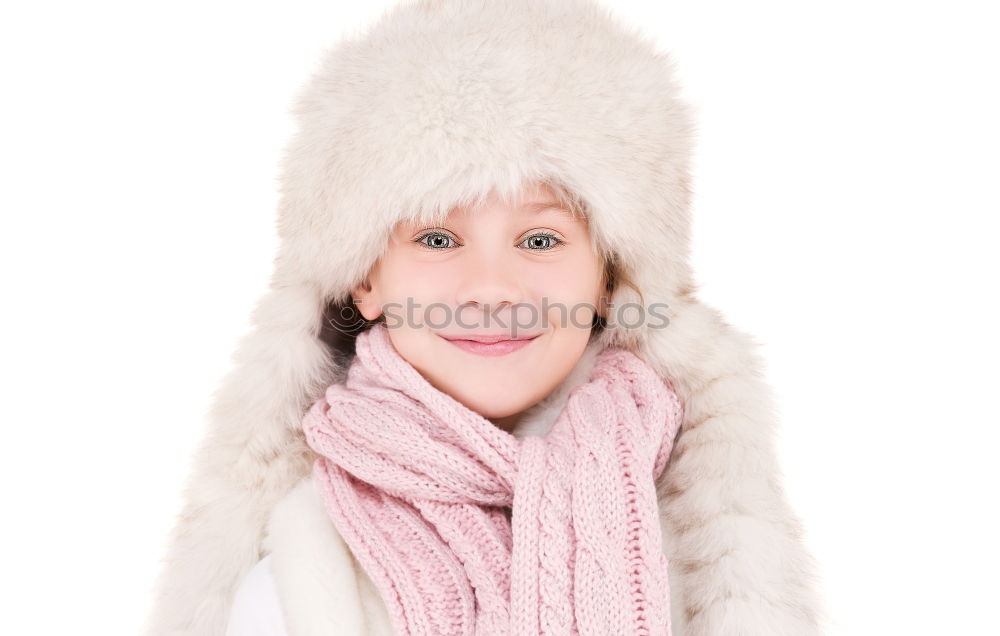 Similar – winter girl Colour photo