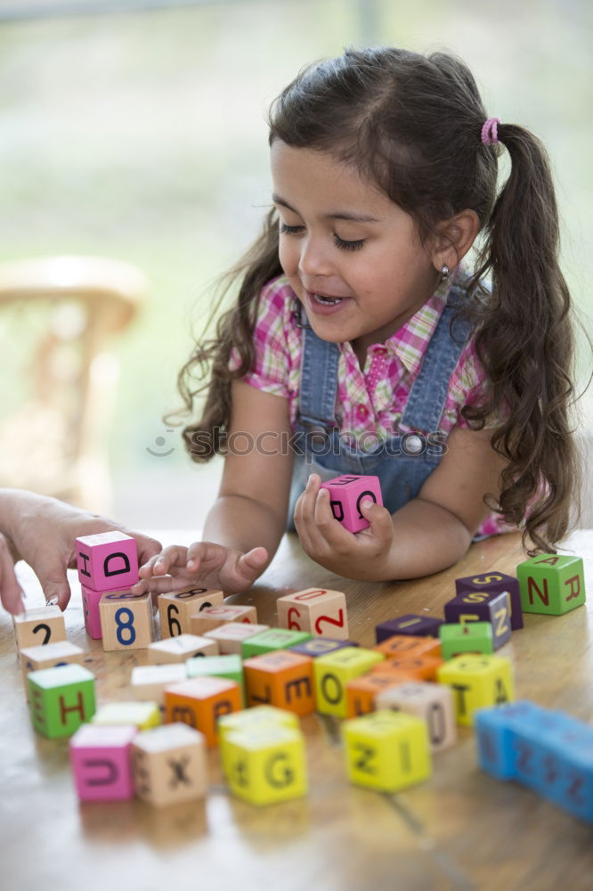 Similar – two beautiful sisters playing at home