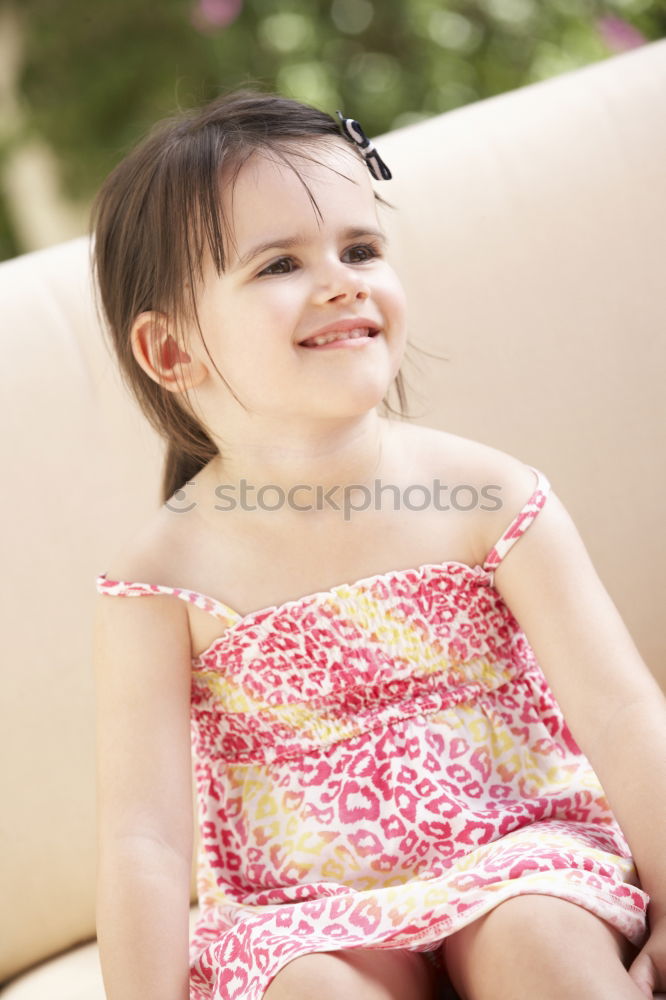 Similar – Image, Stock Photo portrait of a happy girl