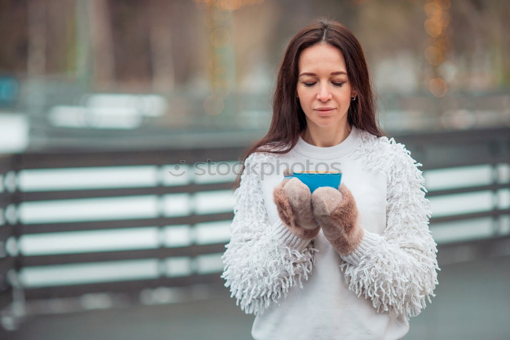 Similar – young sick woman healing at home