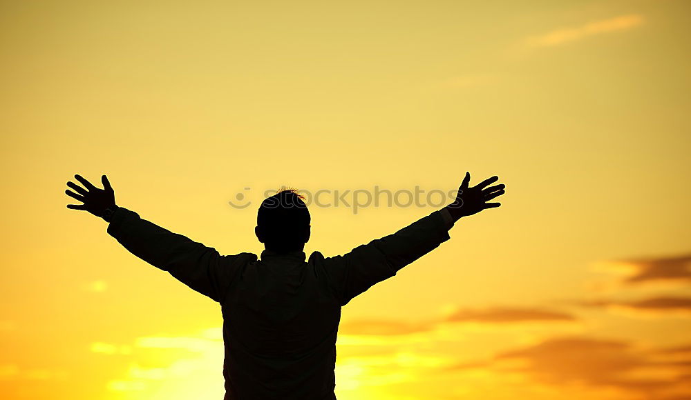 Similar – Image, Stock Photo Black woman with afro hair celebrating with confetti.