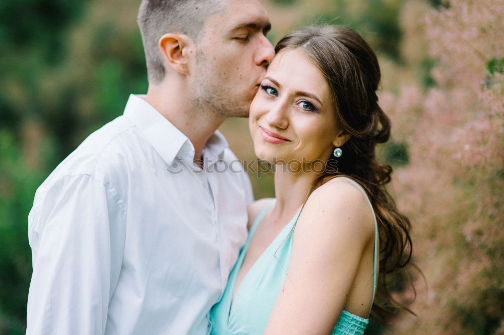 Similar – Image, Stock Photo intimacy between loving couple