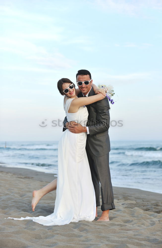 Similar – Image, Stock Photo Tender kissing bridal couple in sunlight
